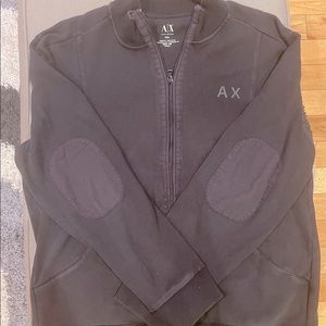 XXL black Armani Exchange zippered jacket